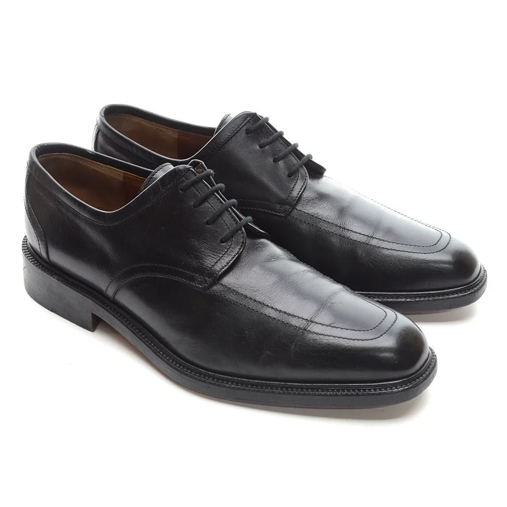 Men Fratelli Rossetti Black Chisel Toe Oxfords 8 D